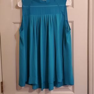 Sleeveless sheer summer blouse NWT